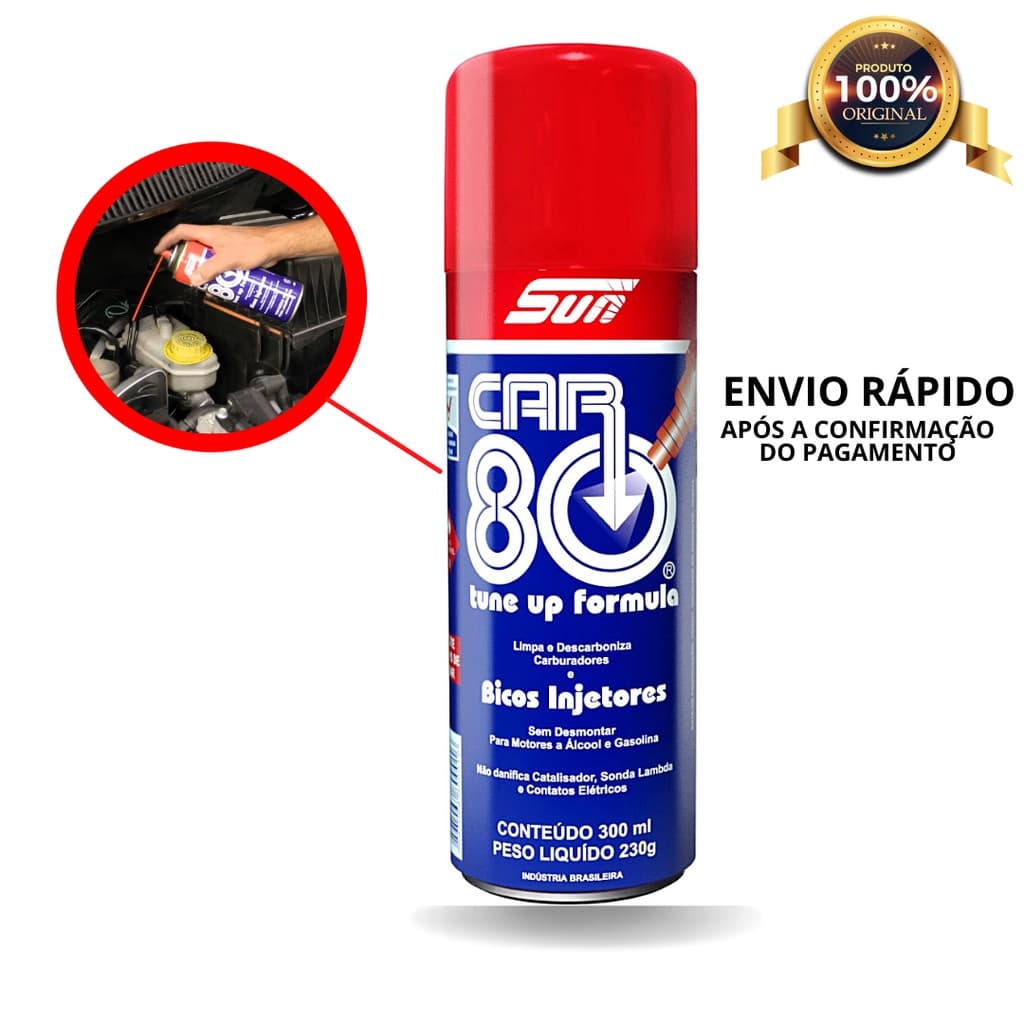 Descarbonizante Car80 Limpeza De Bico Injetor Carburador A PRONTA ENTREGA