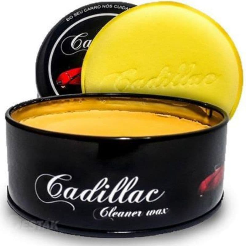 Cera Cadillac Cleaner Wax 150g ou 300g Proteção Brilho para seu veículo carro moto caminhão barco