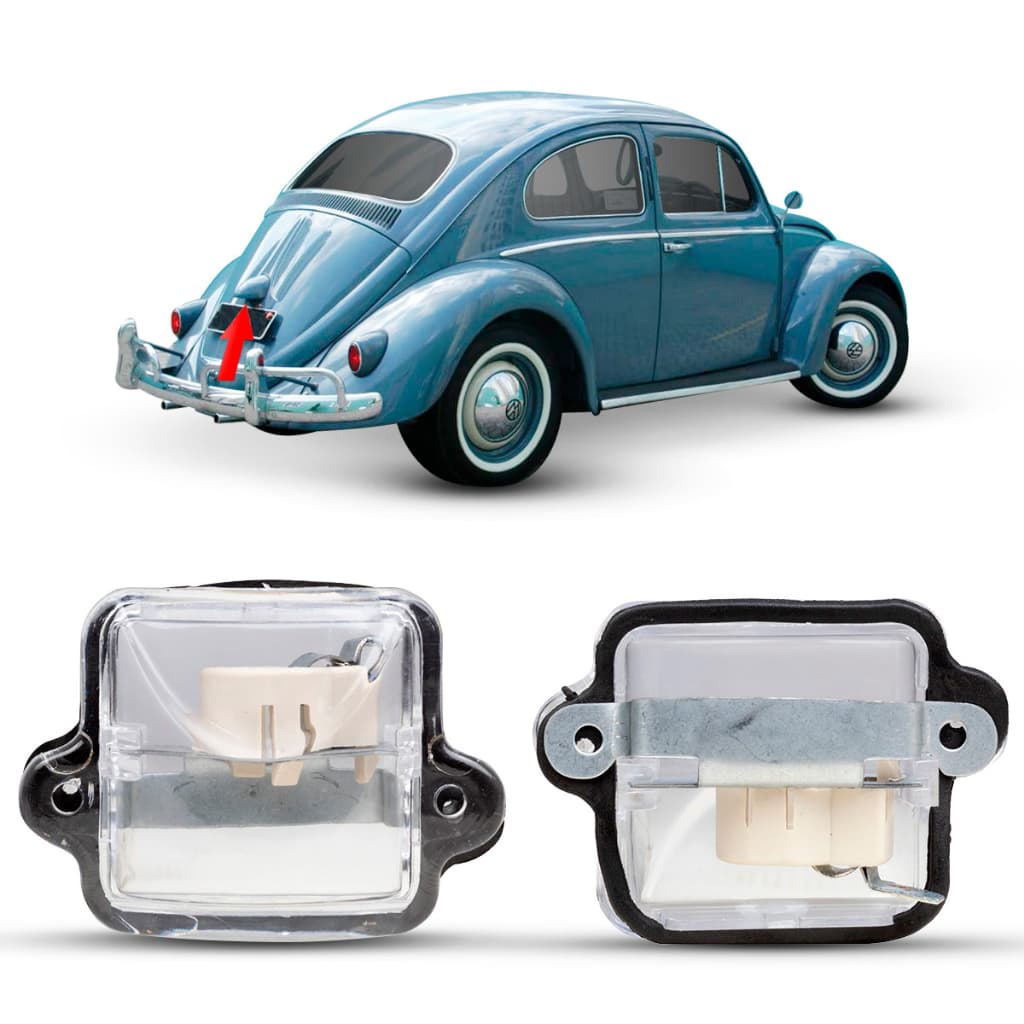 LANTERNA DA PLACA FUSCA TODOS VOLKSWAGEN CARRO SEDAN