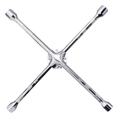 Chave De Roda Cruz Aço 17x19x21x23 Profissional Borracheiro carro caminhão van 50cm