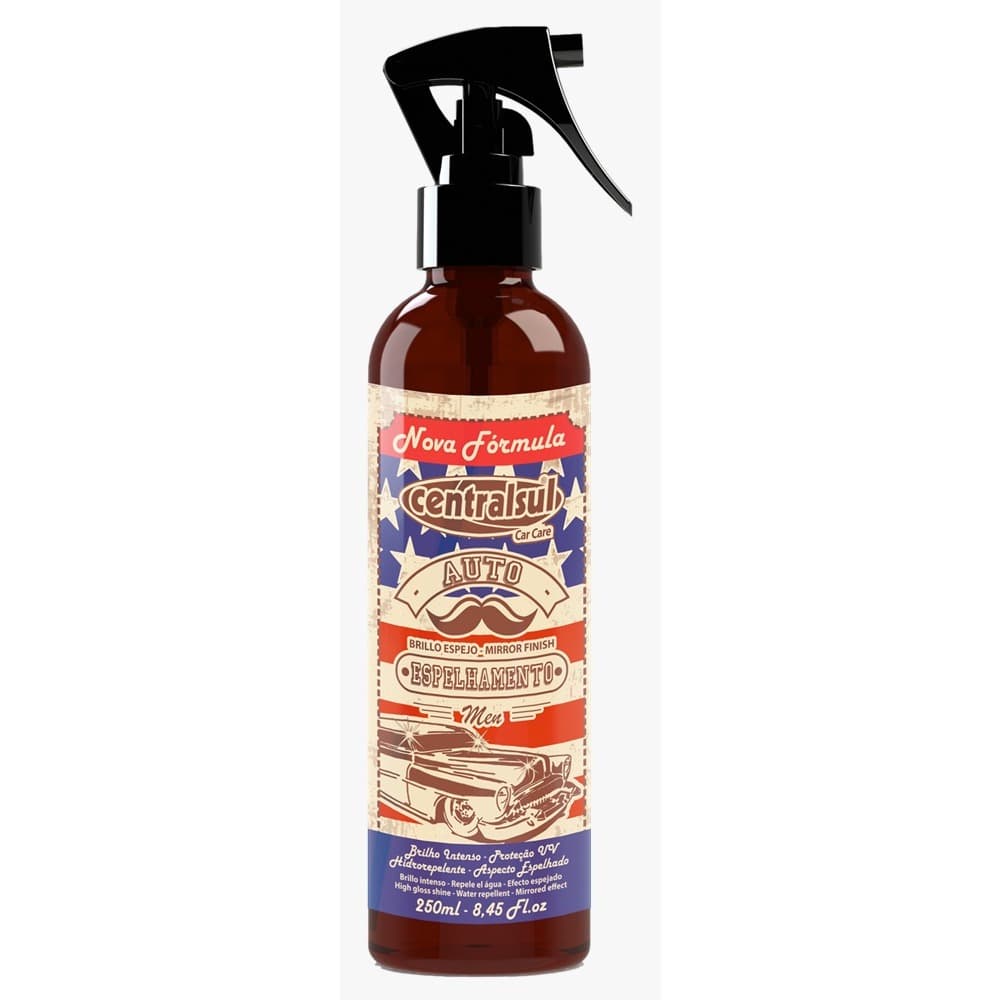 Auto Espelhamento Men 250 ml Centralsul Cera Brilho carro