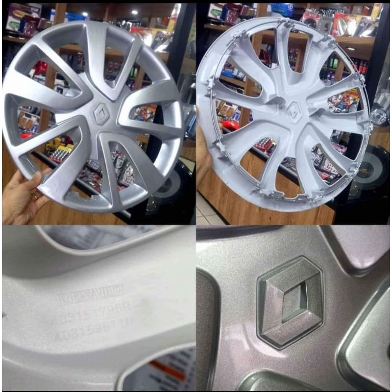 1 Unidade  de Calota Original Nova Renault Aro 15