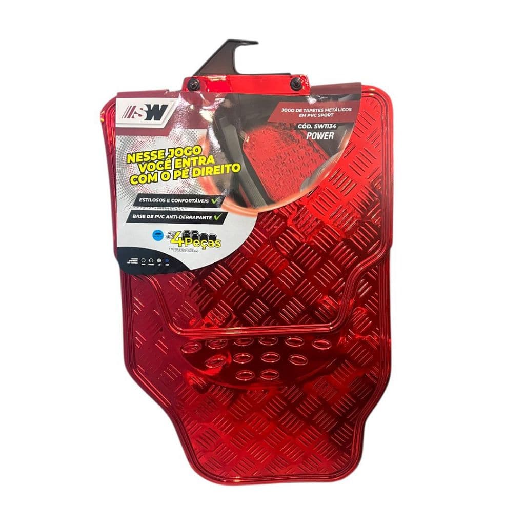 Jogo De Tapete Automotivo Universal 4 Peças