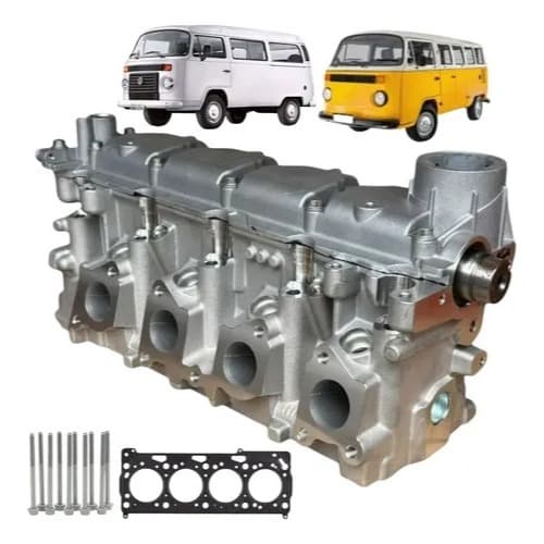 Cabeçote Com Válvulas + Eixo Kombi 1.4 8v Pronto P/ Montagem