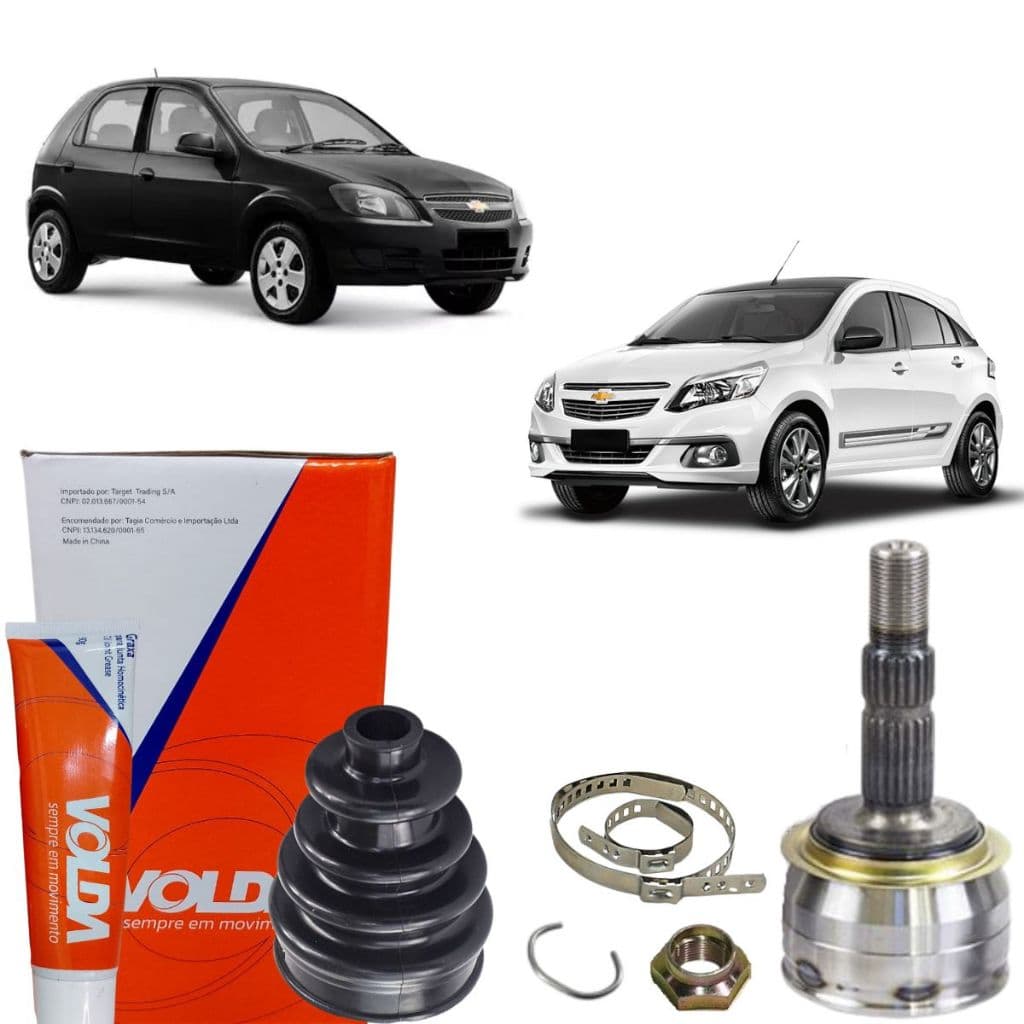 Junta Homocinética Para Chevrolet Agile 1.4 2010 até 2014 e Chevrolet Celta 1.0 8v 2013 até 2015