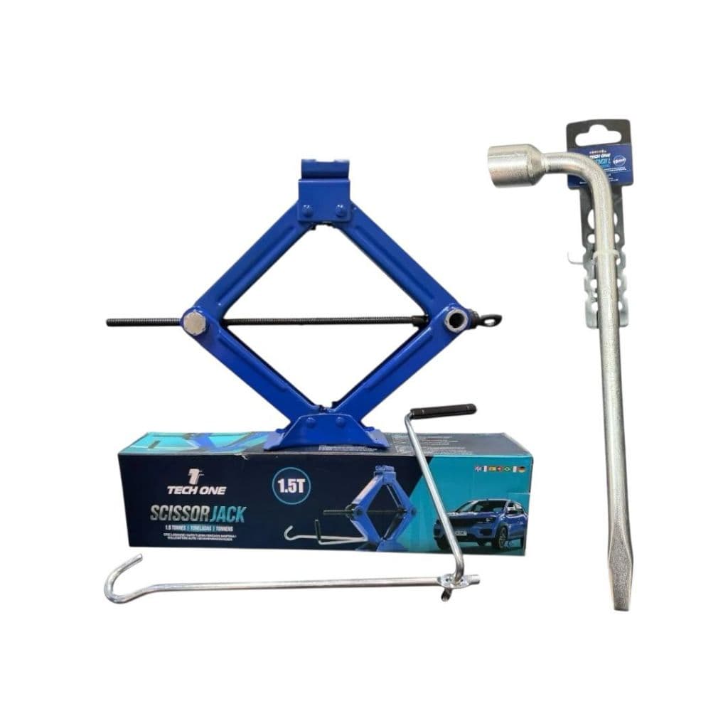 Kit Macaco Sanfona Automotivo Chave Roda 19mm Carro