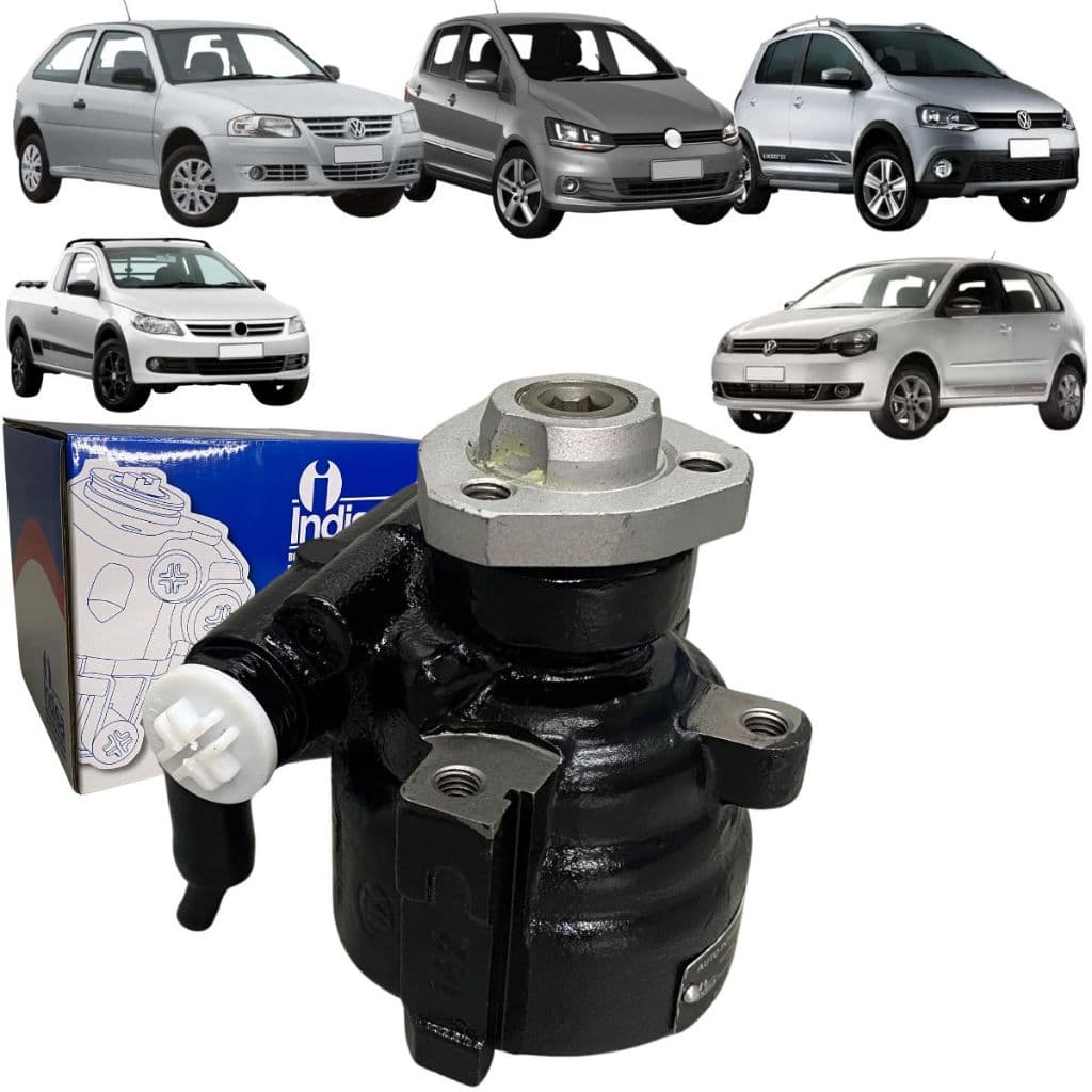 Bomba Direção Hidráulica Para Volkswagen Gol Fox G5 G6 1.0 1.6 8V Com Motor EA111