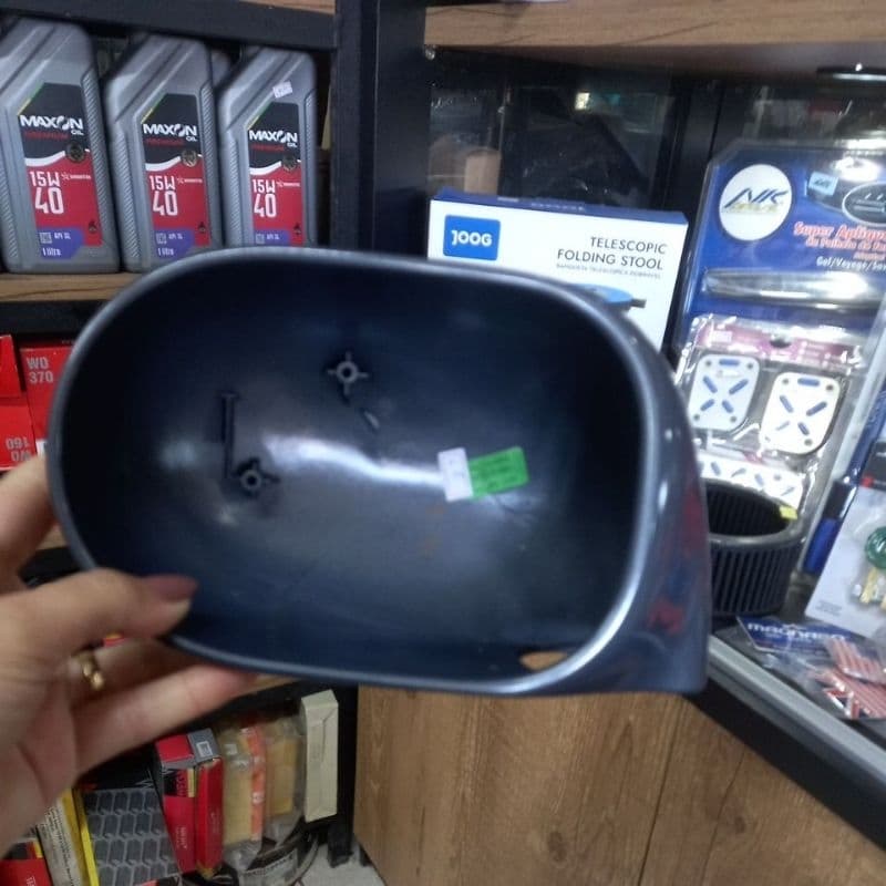 Capa Retrovisor Nissan Livina 2009> 14 lado esquerdo Original Grafite