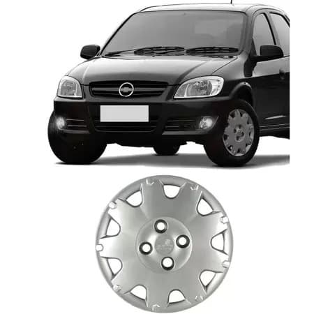 CALOTA ARO 13 MODELO CELTA/ PRISMA 06/12 APLICACAO LINHA GM PRATA CUBO BAIXO LEIA O ANUNCIO !!