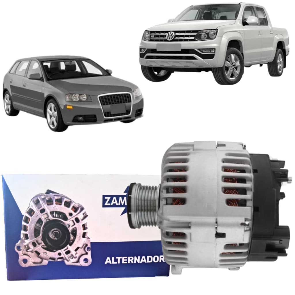 Alternador 140a 12V Para Audi A1 1.4 TFSI A3 1.6 Volkswagen Amarok 2.0 TDI Jetta 2.0 Golf 1.6 2.0
