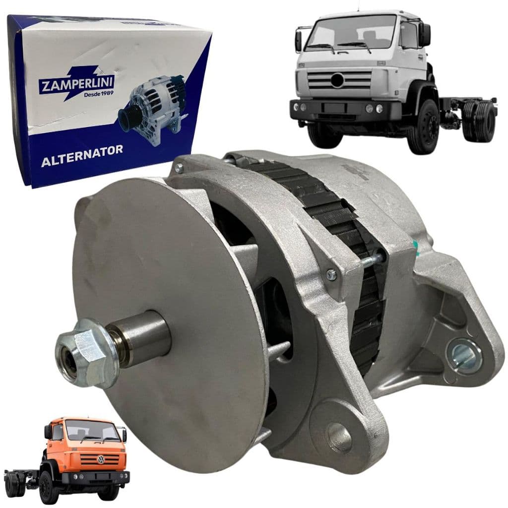 Alternador 100A Para Caminhões Chevrolet Volkswagen Com Motor Caterpillar Até 2004