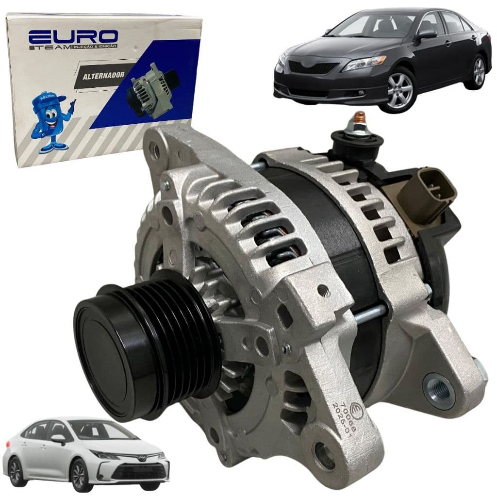 Alternador 110A Para Toyota Corolla 1.8 2008 Até 2014 Toyota Camry 3.0 2001 Até 2006 4 Pinos