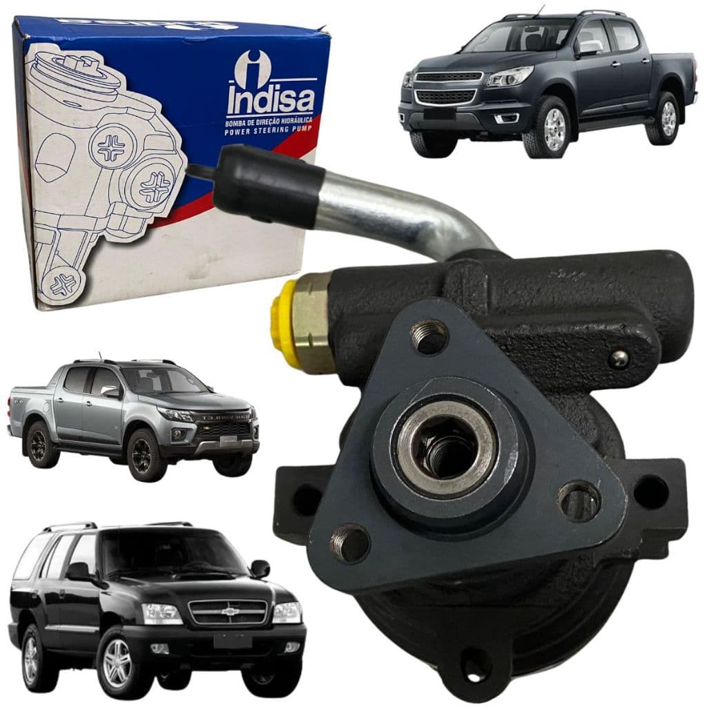 Bomba de Direção Hidráulica Para Chevrolet S10 Blazer 2.5 1997 Até 2005 Maxion 8V L4