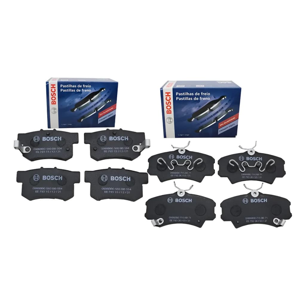 Kit Pastilha Dianteira Traseira Civic 2007 2008 2009 10 11