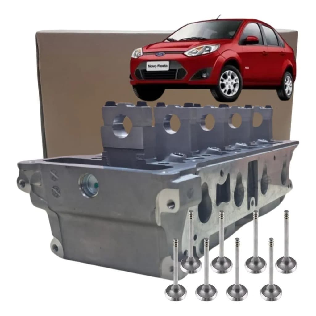 Cabeçote Do Motor Zetec Rocam Com Válvulas 1.0 8v Flex/Gasolina