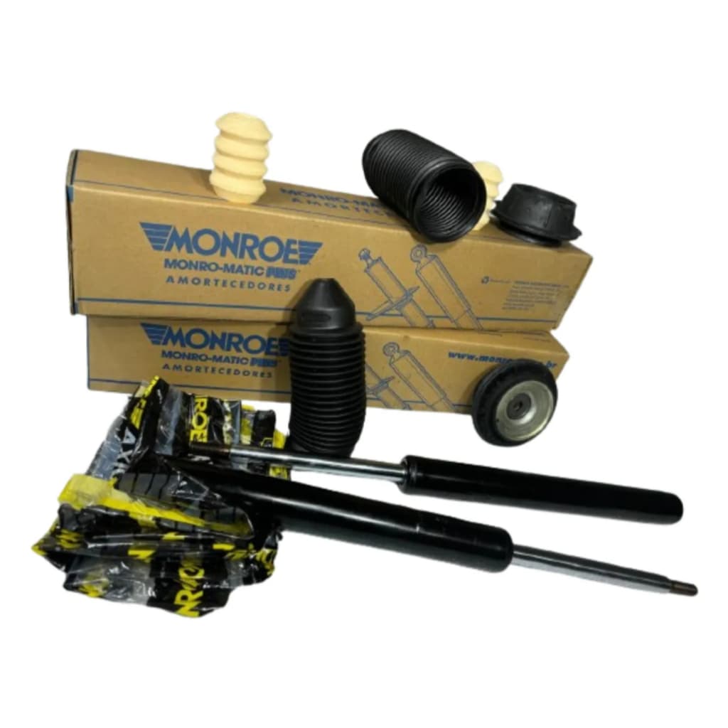 Par Amortecedor Dianteiro Monroe + Kits Axios Gol G3 G4