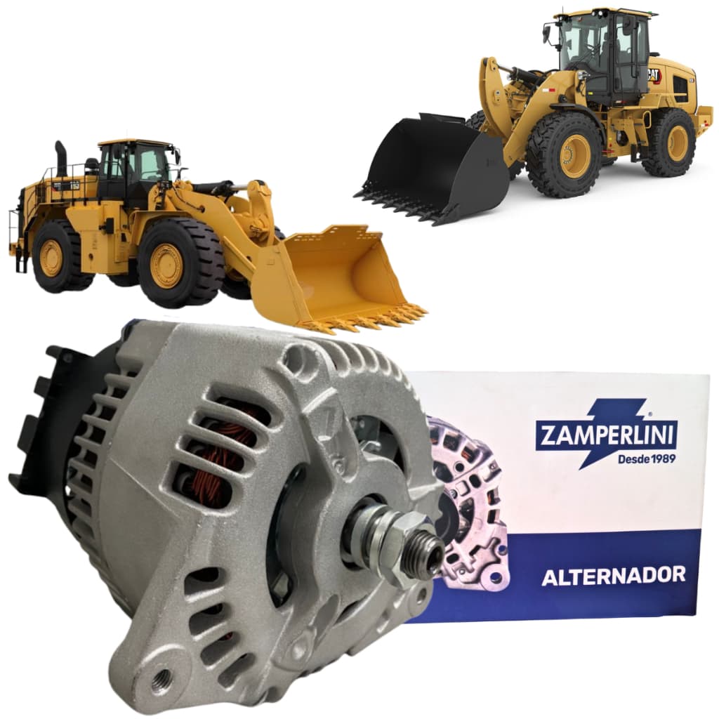 Alternador 80a 24v Para Máquinas Caterpillar Pá Carregadeira Compactadora M315 M322 M313 924G CP76