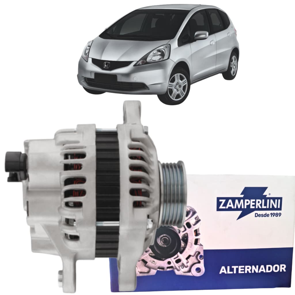 Alternador 75a 12v Para Honda New Fit 1.5 16v 2007 2008 2009 2010 2011 A5tb0091