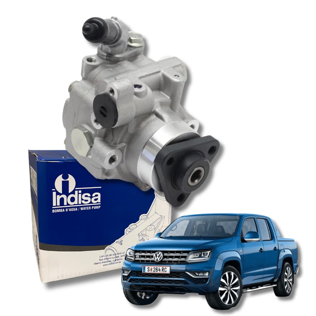 Bomba de Direção Hidráulica para os veículos Volkswagen Amorok - Produto Novo, com qualidade e durab. Original Indisa