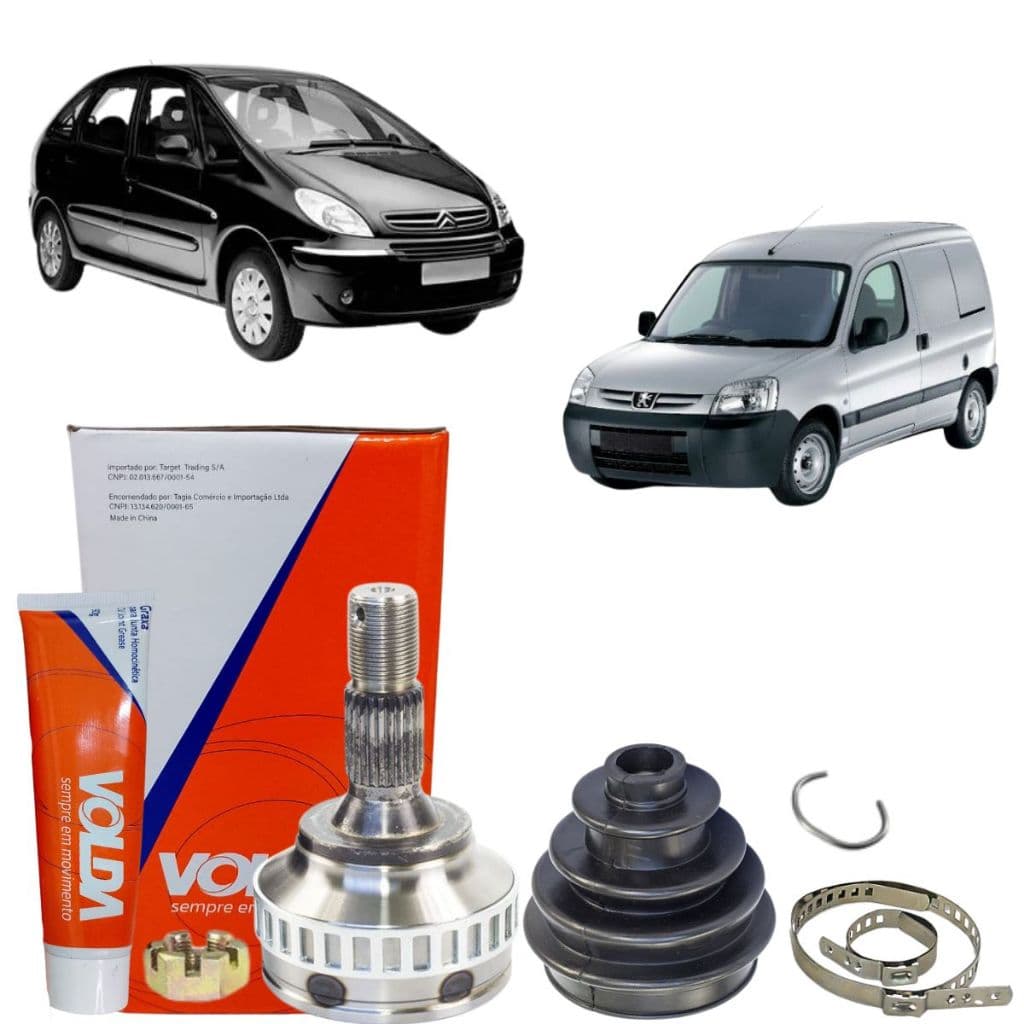 Junta Homocinética Para Citroen Xsara Picasso 2.0 16v 2000 até 2012 e Peugeot Partner 1.6 16v 2003 até 2012