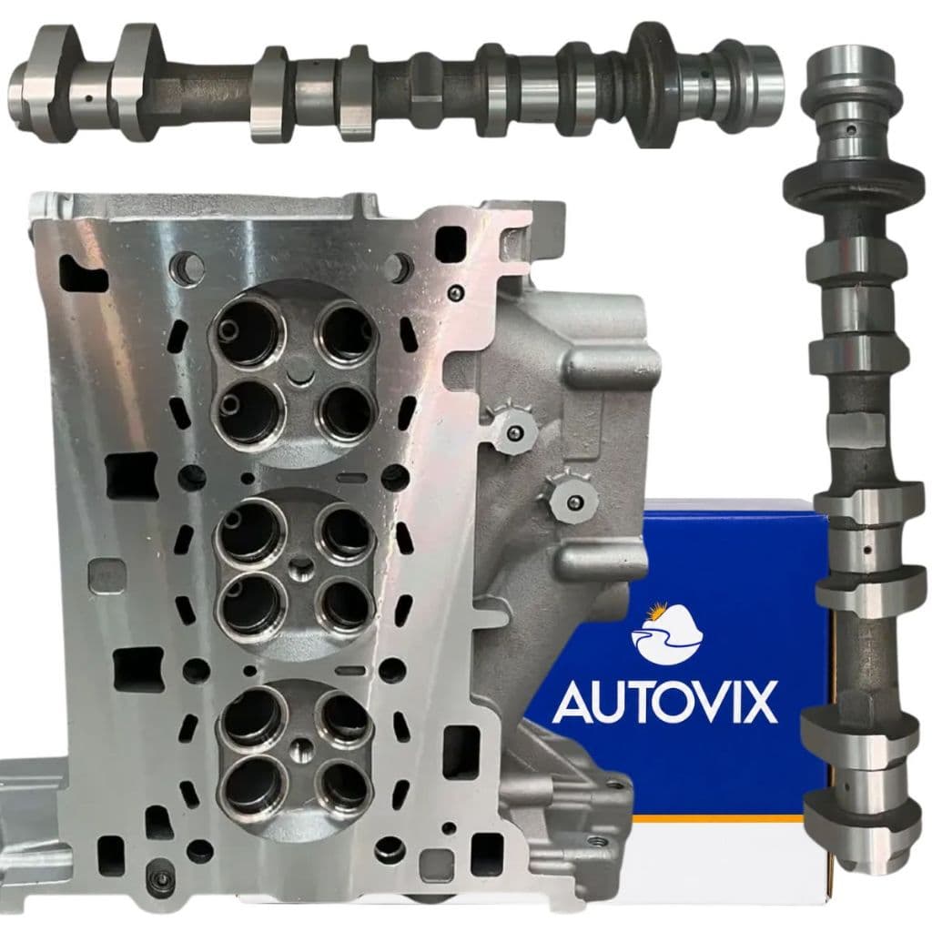 Cabeçote Com Eixo Comando Adm e Esc Para Ford Ka / Ka+ 1.0 12v 3cc 2014 até 2021