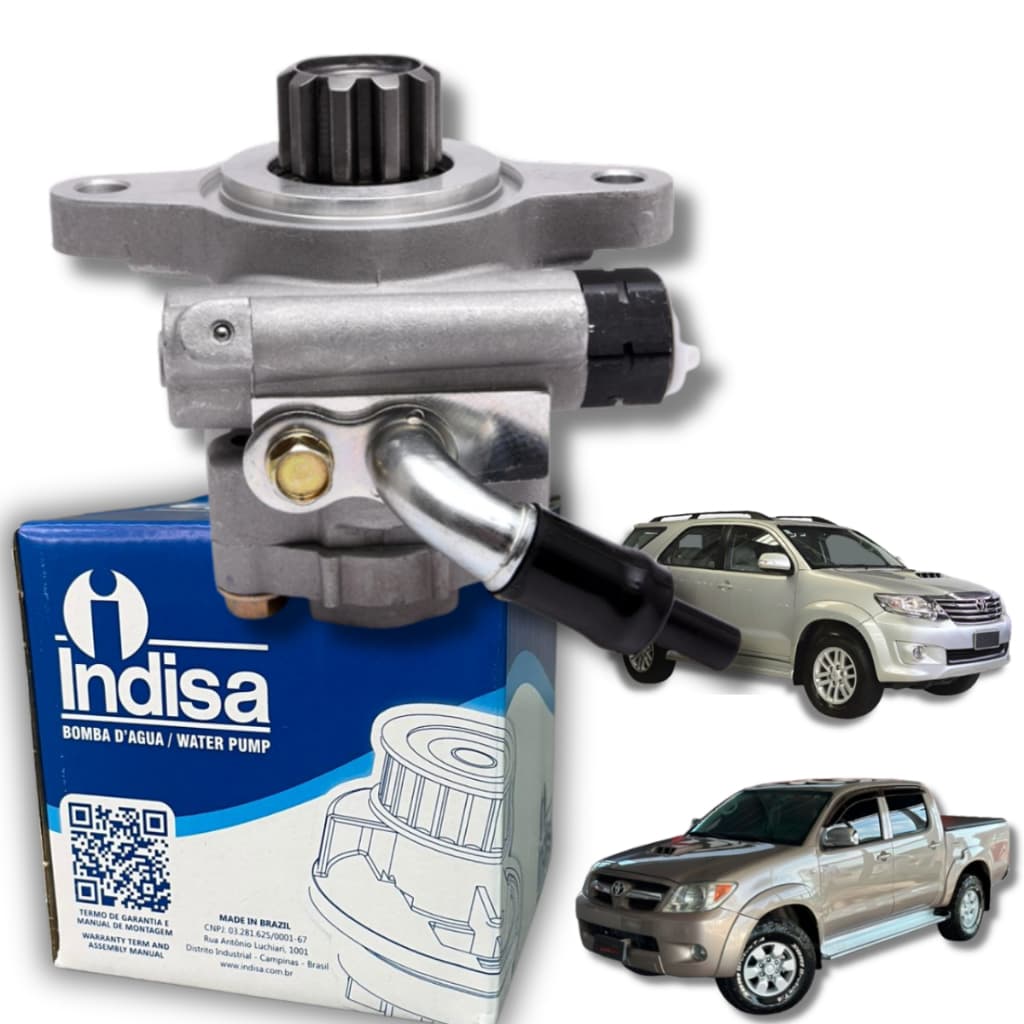 Bomba de Direção Hidráulica para o veículo Toyota Hilux - Produto Novo, com qualidade e durabilidade. Original Indisa
