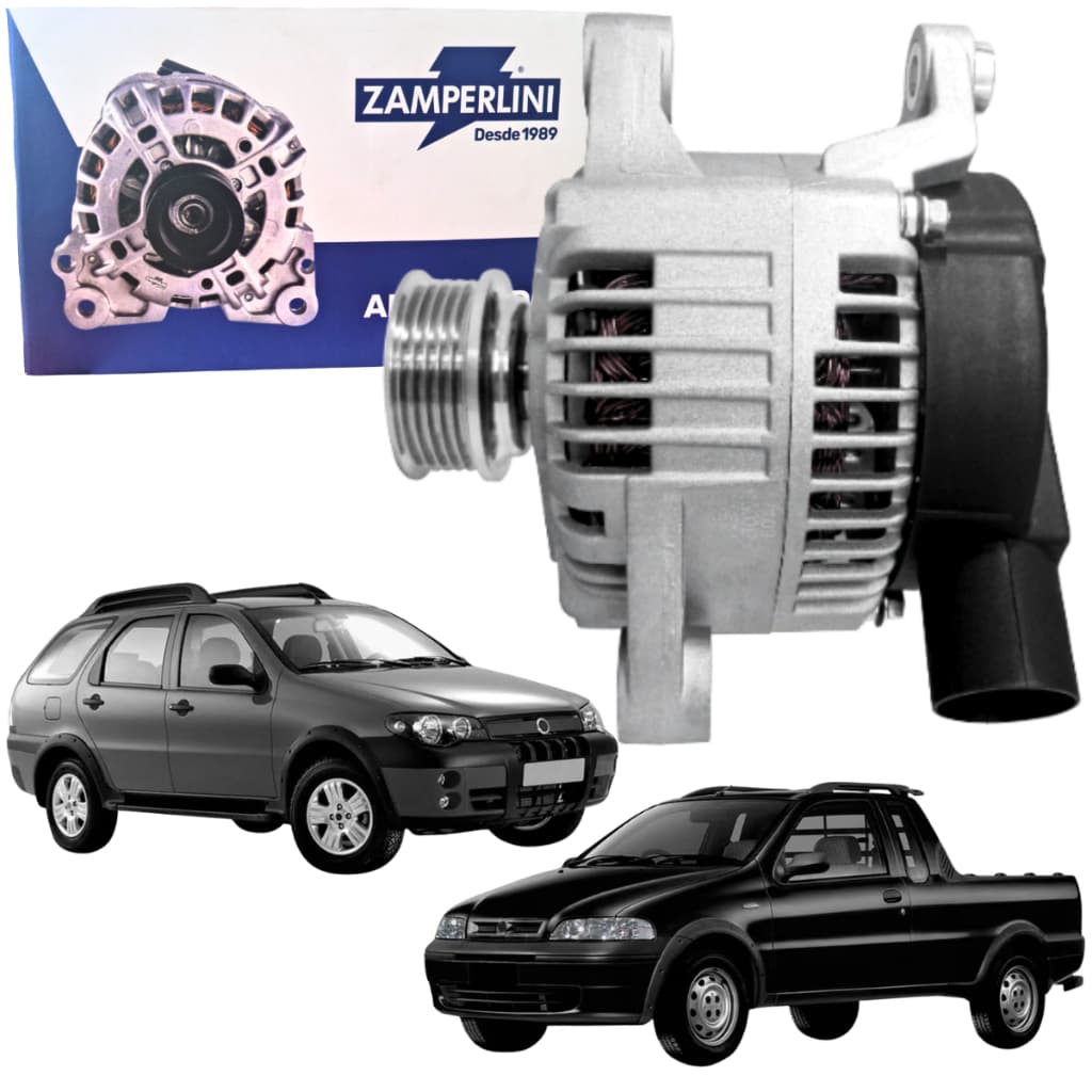 Alternador 85a 12v Para Fiat Palio Strada Siena Palio Weekend 1.6 1996 1997 1998 1999 2000