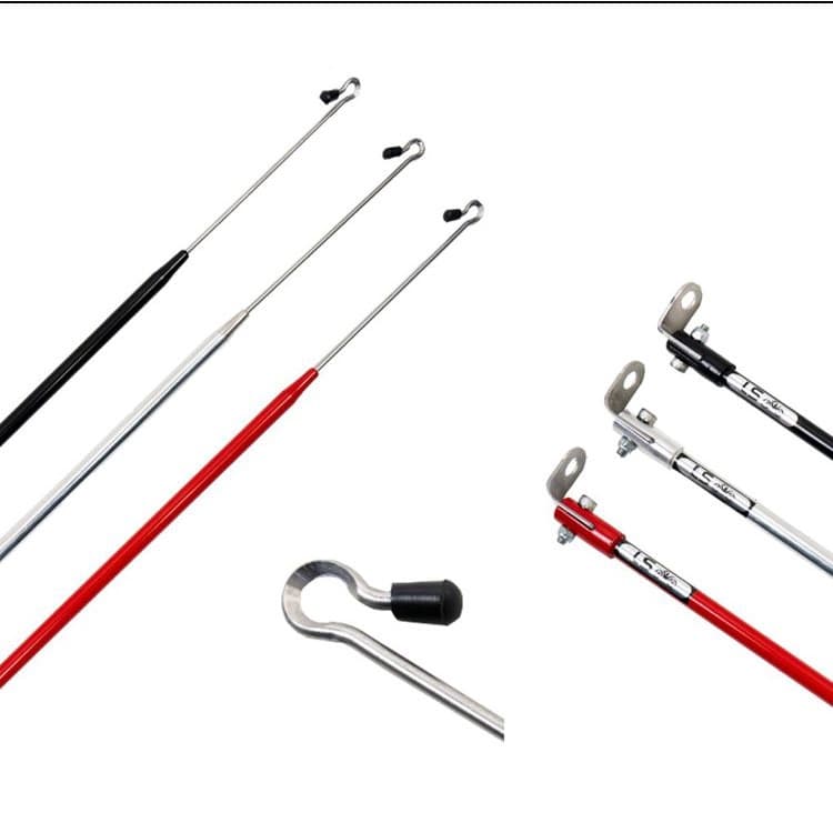 Antena Corta Pipa Moto Retrátil Retrovisor Aço Inox Lr100 LS