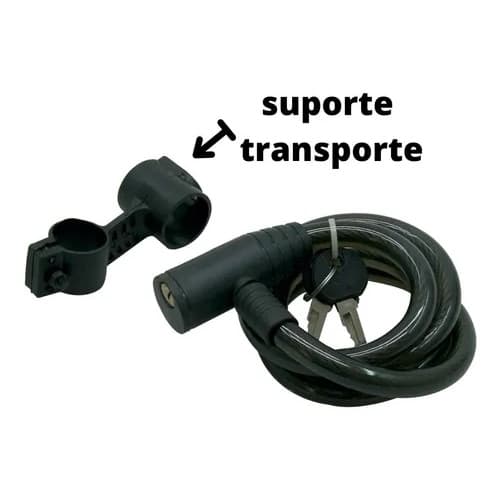 Cadeado Bike Moto Anti Furto Bicicleta Com Chave
