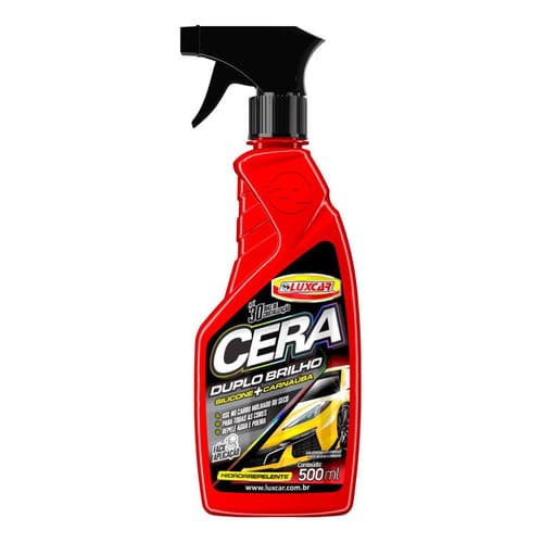 Cera Líquida Duplo Brilho Intenso Carnaúba Luxcar 500Ml