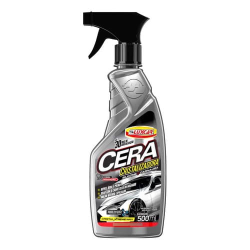 Cera Líquida Cristalizadora Cristal Wax Xtreme Brilho Luxcar