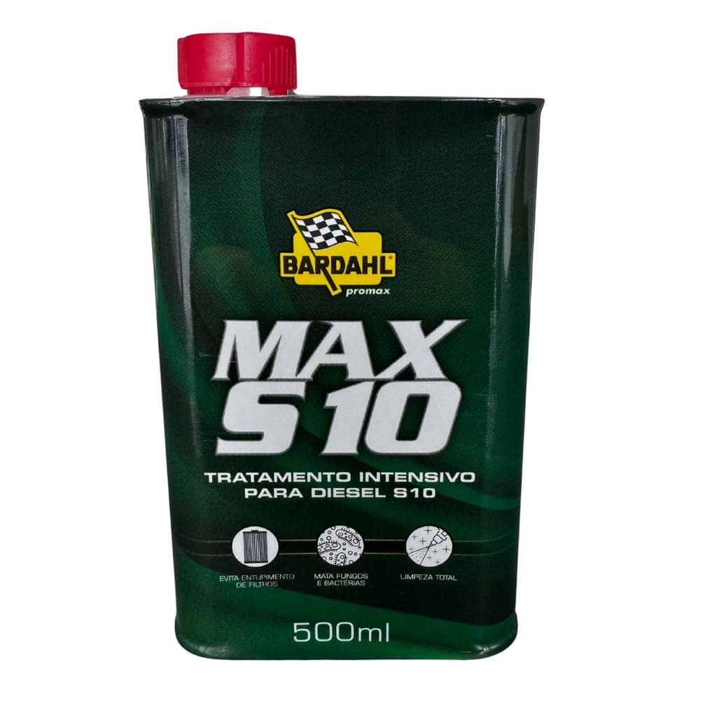 Aditivo De Combustível Bardahl Max S-10 Diesel 500ml  Verde