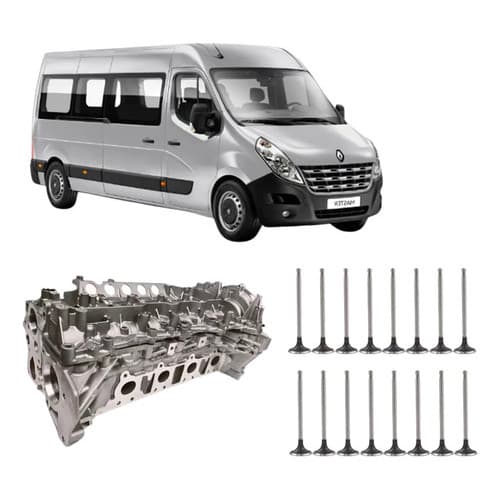 Cabeçote Com Válvulas Para Renault Master Nova 2.3 16v 110417248r