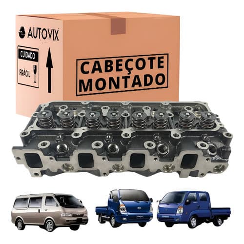 Cabeçote Do Motor Bongo K2700 Besta Gs 2.7 3.0 Montado Novo