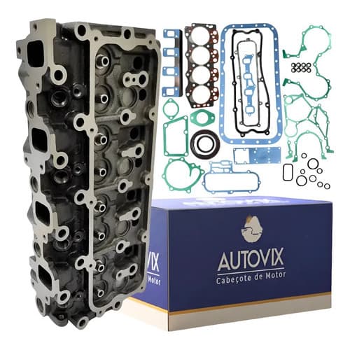Cabeçote com Junta Para Kia Besta GS 2.7/3.0 8v 1997 até 2004 e Kia Bongo K2700 2.7 8v 1997 até 2012