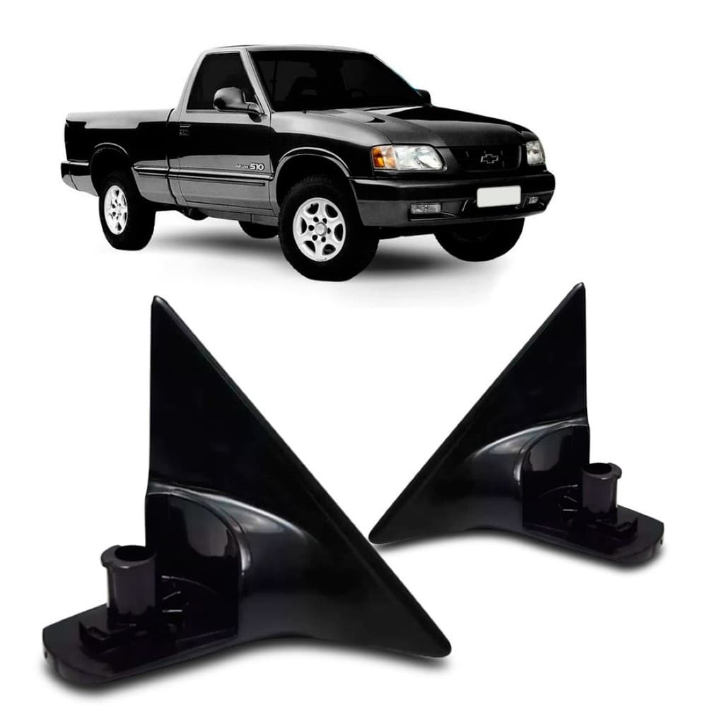 BASE SUPORTE RETROVISOR S10 1995 1996 1997 1998 1999 2000 PLÁSTICO