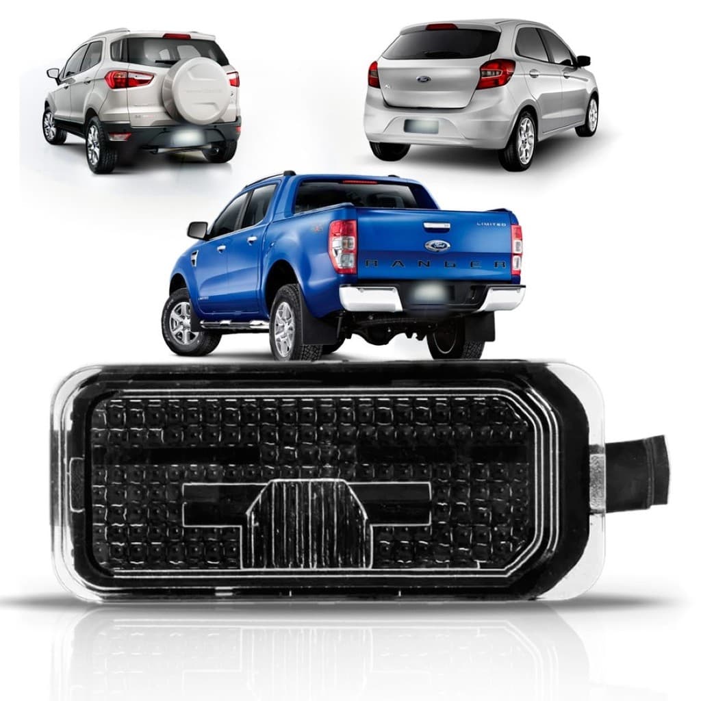 Lanterna De Placa Fiesta ka Ranger Ecosport 2013 A 2016 Raiada