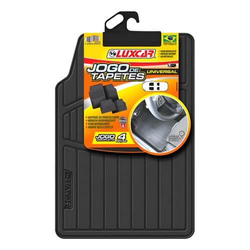 Jogo De Tapetes Universal para Carros 4 Peças Luxcar