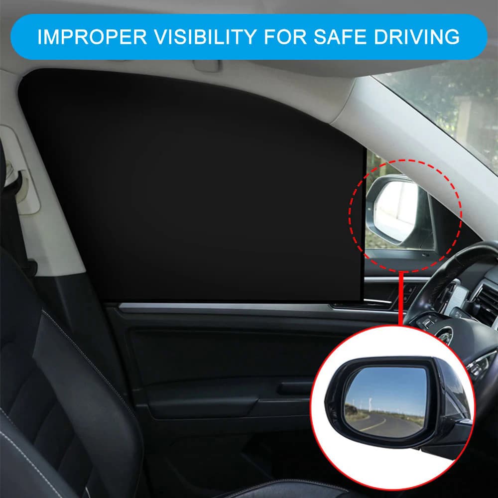 Cortinas Magnéticas De Proteção Solar Para Carros