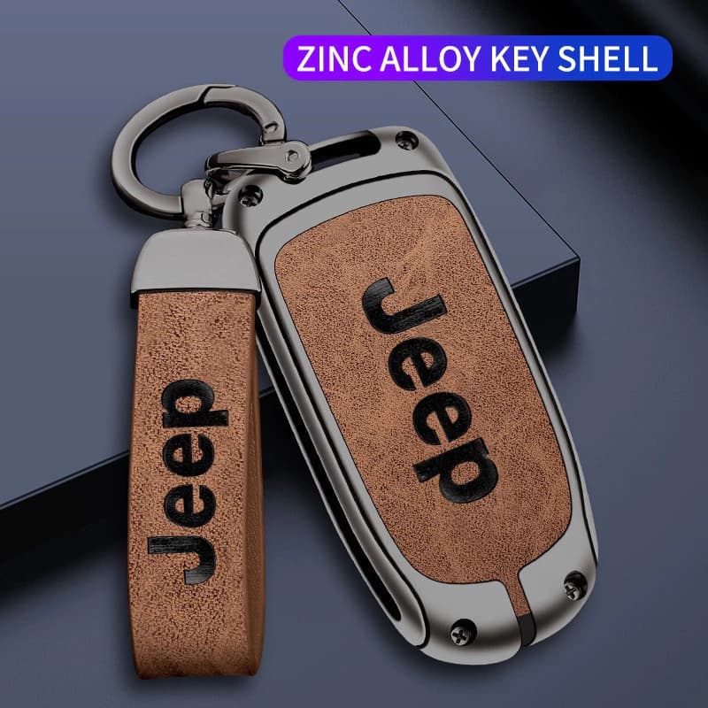 Tampa da Chave de carro Jeep - em liga de Zinco - Renegade Compass Grand Cherokee