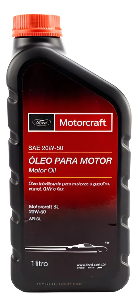 Oleo 20W50 Sintético API SL MOTOCRAFT Ford Ka New Fiesta Ecosport