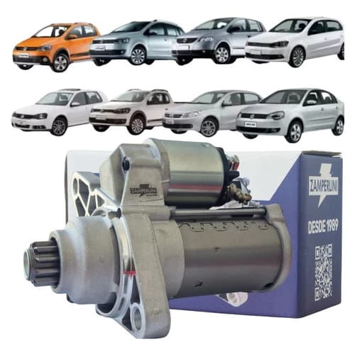 Motor Partida Arranque Crossfox Fox Polo Gol G5 G6 1.0 1.6