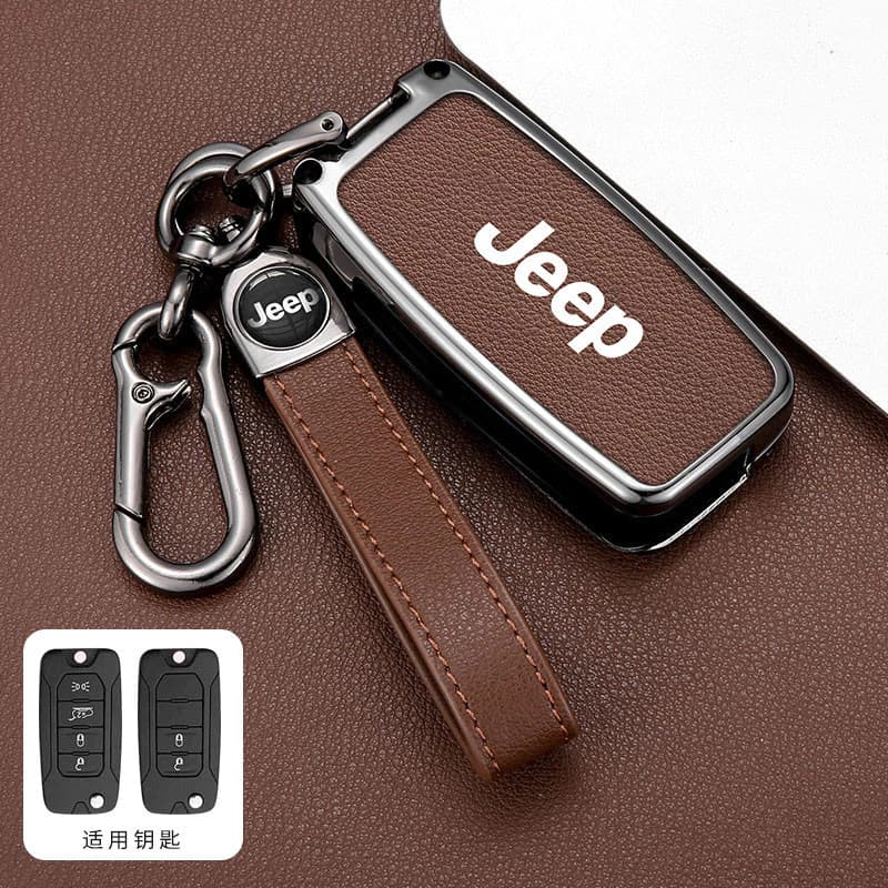 Capa da Chave De Carro Em Liga De Zinco para o Jeep Renegade