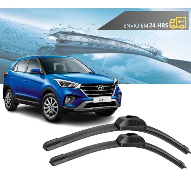 Palheta Limpador Parabrisa Hyundai Creta 1.6 e 2.0 de 2017 até 2021