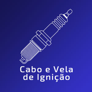 vela e cabo de ignição